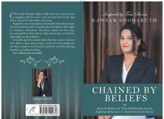BOOK REVIEW: Chained by Beliefs Cover of Chained by Beliefs book by Kawsar Koodaruth, a Life/Business Coach and Psychotherapist. PHOTO/Courtesy.