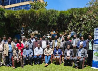 Nyamira county validating spatial plan, engaging public on el-Niño preparedness Stakeholders pose for a photo at the sidelines of the draft spatial plan workshop. PHOTO/Courtesy.