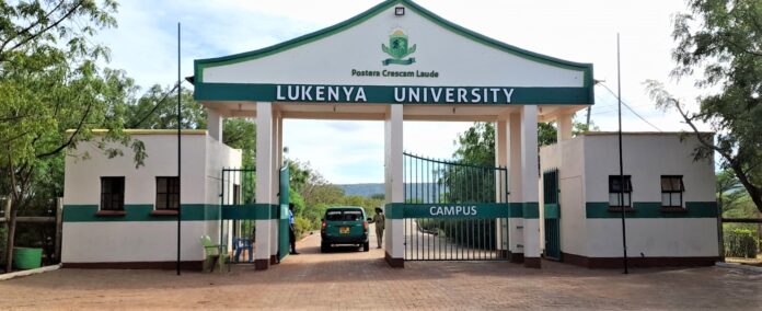 Entrance to Lukenya Unversity at Mtito Andei, Makueni County. The university will launch a Pan-African Institute tomorrow November 9, and hold 5th graduation ceremony on November 10, 2023. PHOTO/Lukenya University.