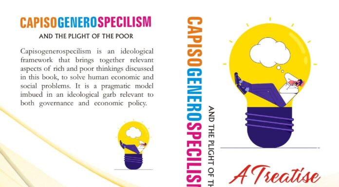 Book Review: Capisogenerospecilism and the Plight of the Poor, A Treatise Book cover and blurb of Capisogenerospecilism And the Plight of the Poor, A Treatise, by Prof. Charles Mwewa. COVER DESIGN/ACP Press.