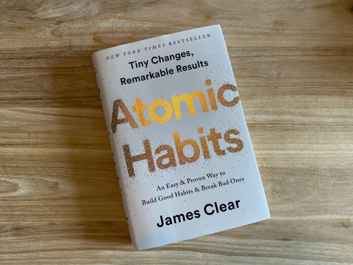 James Clear's Atomic Habits book. PHOTO/eBay.
