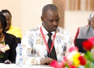 Celebrating Mother Language Day Dr. Diana Mutono (left) with colleague program organizers for the event at Kabarak University. PHOTO/Kabarak University.