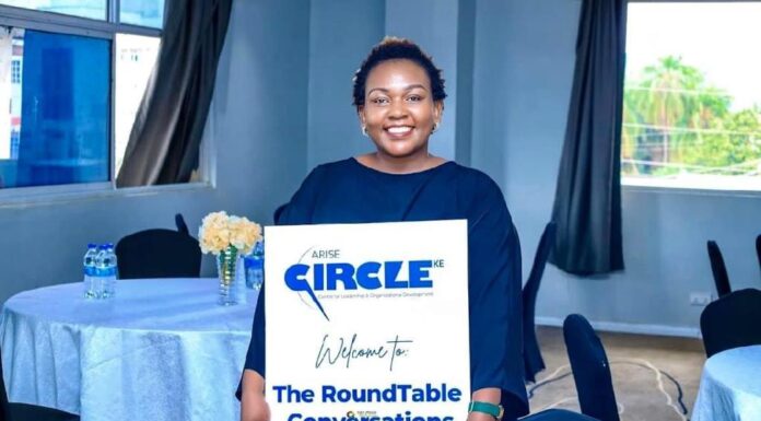 Arise Circle’s Roundtable Conversations equip professionals for BANI uncertainties Edinah Kangwana DHL, MBS, MHC, Founder and CEO of Arise Circle KE, a center for leadership and organizational development, which hosted a round table conversation on February 3, 2024. PHOTO/Lee King Photography.