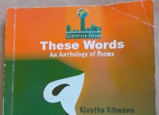 Book Review: These Words Cover page of These Words anthology by Prof. Kivutha Kibwana. DESIGN/One Planet Publishers.