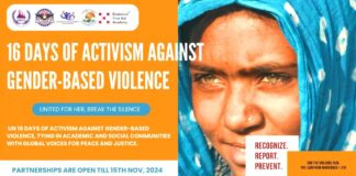 Break The Silence, End Violence: 16 Days of Activism Against Gender Based Violence